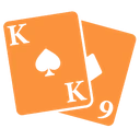 Baccaratt live casino category icon.