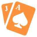 Live Blackjack live casino category icon.