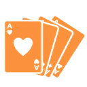 Poker live casino category icon.