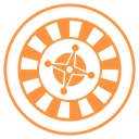 Roulette live casino category icon.